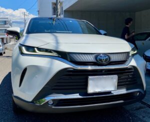 クルマが来そうだ（ハリアーに感謝）！
