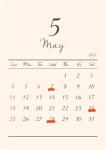 ４月・５月休診・代診のお知らせ☘️