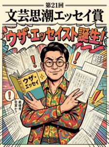 井の中の蛙、文芸の大海へ飛び跳ねる――第21回文芸思潮エッセイ賞：ウザ・エッセイスト誕生（２）